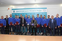 Володарів Кубка України вітали в міськраді Дніпра