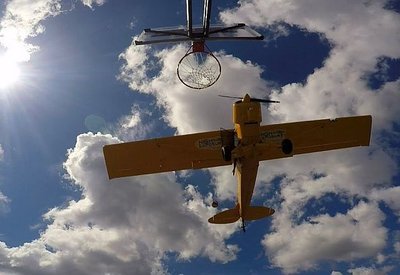 Баскетболіст вдало бомбардував кільце з літака: відео
