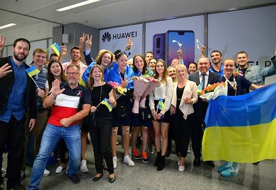 Збірна України повернулася з бронзою чемпіонату Європи: фотогалерея