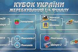 Кубок України: визначено пари 1/4 фіналу