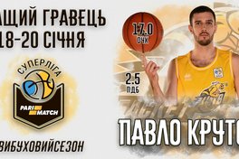 Павла Крутоуса вдруге поспіль визнано MVP тижня в Суперлізі Парі-Матч
