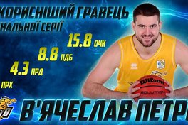 В’ячеслав Петров — найкращий гравець півфінальої серії Суперліги Парі-Матч