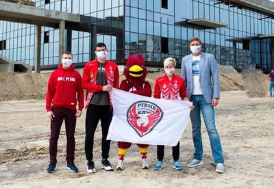 Баскетболісти Рівного відвідали будівництво Палацу спорту: фотогалерея