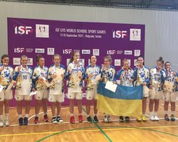 Українські баскетболістки виграли золото Всесвітніх учнівських ігор, у хлопців - бронза