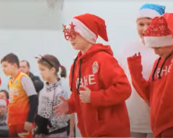 В Баскетбольній академії Сергія Ліщука яскраво пройшло Новорічне свято