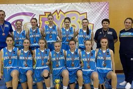 Жіноча збірна України U-16 фінішувала третьою на етапі EGBL