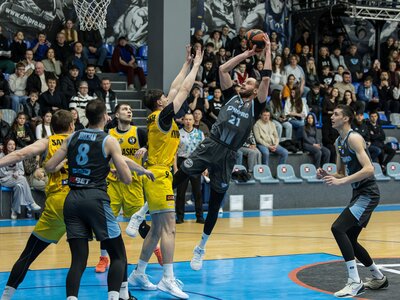 Дніпро із великою різницею в рахунку переміг Київ-Баскет: фотогалерея матчу