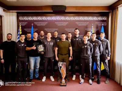 Голова Дніпропетровської ОДА привітав БК Дніпро з третім поспіль чемпіонством у Суперлізі