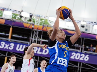 Жіноча збірна України перемогла Францію на чемпіонаті світу 3х3
