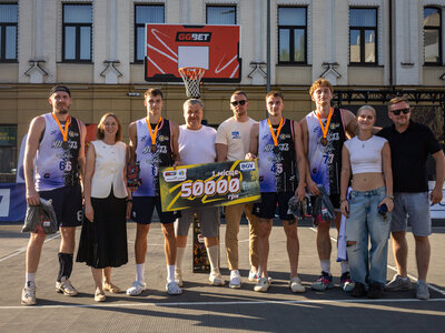 Стали відомі імена призерів другого етапу GGBET 3х3 Чемпіонату України
