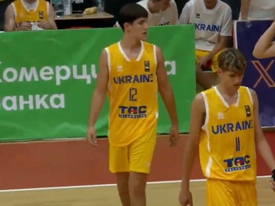 Збірна України перемогла Північну Македонію у заключному матчі юнацького Євробаскету
