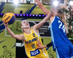 Жіноча збірна 3х3 програла свій стартовий матч чемпіонату Європи