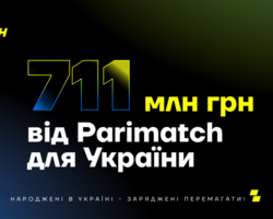 Бізнес у військові часи: 711 млн грн від Parimatch у держбюджет та допомогу ЗСУ