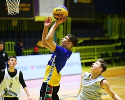 В Києві юніори визначили переможців другого етапу чемпіонату України з баскетболу 3х3: фотогалерея
