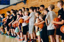 В Луцьку триває тренуваньний табір для юних баскетболістів