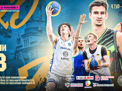Етап чемпіонату України 3х3 серед команд U-18 та U-16 у Хмельницькому: відеотрансляція