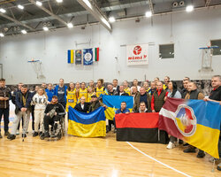 Українські військові підтримали жіночу збірну в матчі проти Болгарії