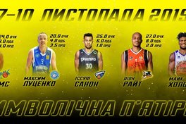 Визначено символічну п’ятірку Суперліги Парі-Матч: матчі 7-10 листопада