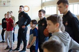 Луцькі баскетболісти провели майстер-клас для школярів