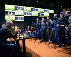 Заключні матчі відбору на Євробаскет-2022 в Києві: відеотрансляція пресконференції