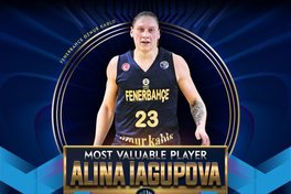 Аліну Ягупову вдруге поспіль визнано MVP Євроліги