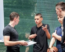 На Фестивалі мінібаскетболу відбувся кемп для молодих арбітрів