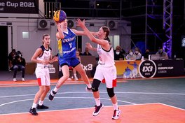 Жіноча збірна України U-17 на останніх секундах поступилася Росії на чемпіонаті Європи 3х3