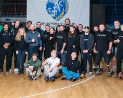 Гравці БК Запоріжжя зіграли в баскетбол з ветеранами війни