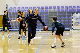 Харківські Соколи провели спільне тренування з юними баскетболістами Харкова