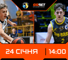 Ніко-Баскет — Київ-Баскет: відеотрансляція матчу Суперліги GGBET 24 січня