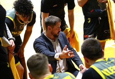 Київ-Баскет відкрив рахунок у півфінальній серії проти Харківських Соколів: відео коментарів 