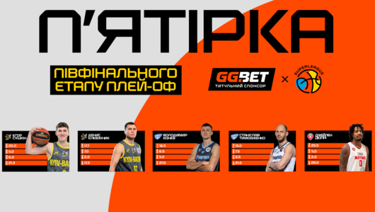 Визначено символічну збірну та MVP другого раунду плейоф Суперліги GGBET