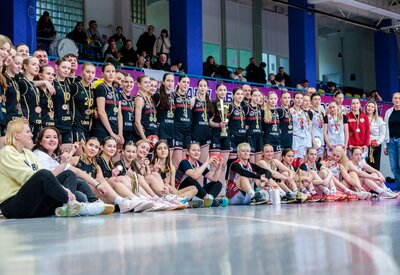 Фінал чотирьох жіночої Вищої ліги: фотогалерея церемонії нагородження