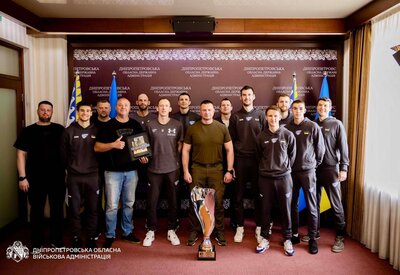 Голова Дніпропетровської ОДА привітав БК Дніпро з третім поспіль чемпіонством у Суперлізі