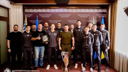 Голова Дніпропетровської ОДА привітав БК Дніпро з третім поспіль чемпіонством у Суперлізі
