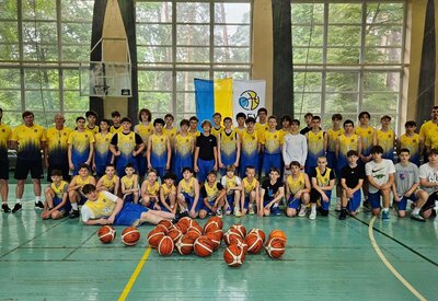 Стартував літній баскетбольний табір, який організувала Федерація баскетболу Київщини за підтримки ФБУ