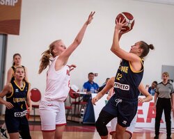 Жіноча збірна U-16 проведе свій останній матч на Євробаскеті