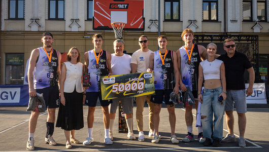 Стали відомі імена призерів другого етапу GGBET 3х3 Чемпіонату України