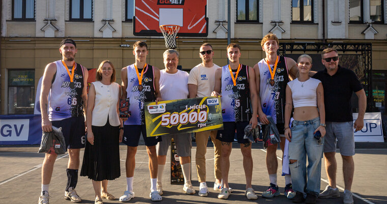 Стали відомі імена призерів другого етапу GGBET 3х3 Чемпіонату України