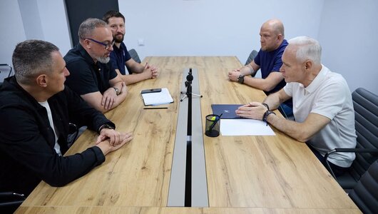 Харківські Соколи провели зустрі з міським головою Харкова