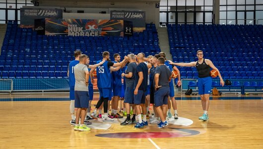 Збірна України прибула до Чорногорії та провела перше тренування в Подгориці 