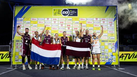 Латвія та Нідерланди — чемпіони Європи 3х3