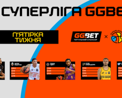 Визначено символічну збірну та MVP 1 туру Суперліги GGBET