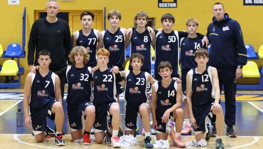 БК Ужгород U-15 став переможцем першого туру CEYBL у Словаччині