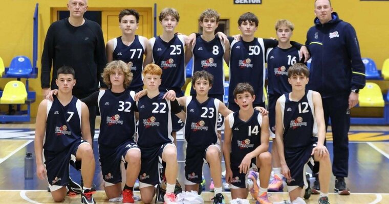 БК Ужгород U-15 став переможцем першого туру CEYBL у Словаччині