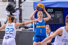 Ліга націй 3х3: жіноча збірна України U-21 в фіналі поступилась Італії