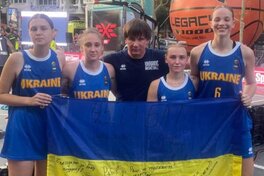 Жіноча збірна U23 з баскетболу 3х3 зіграла на турнірі в Барселоні