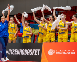 Емоції та ігрові моменти жіночої збірної України U-18 на старті чемпіонату Європи: фотогалерея