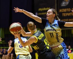 Друга перемога Будівельника над Київ-Баскетом у жіночій Суперлізі: фотогалерея